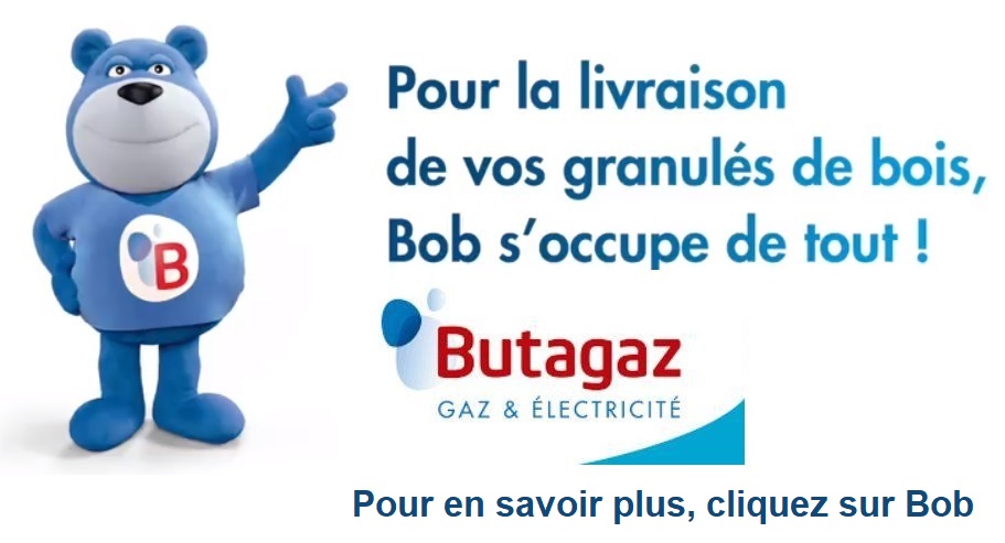 Granules de bois de Bob commandez sur www.granulesbois.butagaz.fr