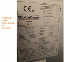 Bougie d'allumage 300 W L=154 mm Diam. 10 mm fils 500 mm