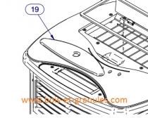 Habillages de poêle pour poêle à granulés Supérior - Réf. RT57100050