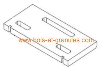 Déflecteurs Deflecteur vermiculite supérieur foyer pour poêle Cola